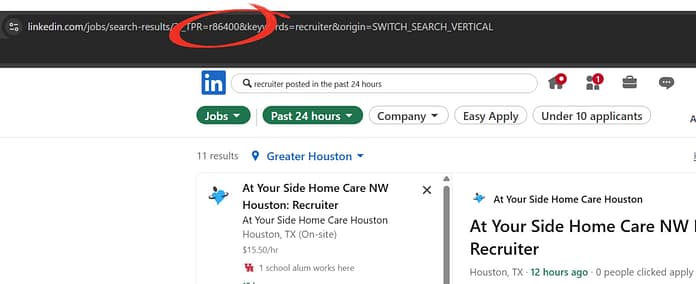LinkedIn Hack to Find Jobs Posted Within 24 Hours